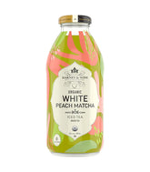 White Peach Matcha Iced Tea