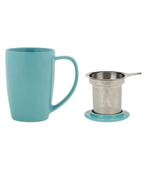 Forlife Curve Mug with Infuser 15 oz (Multiple colors)