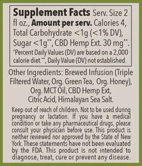Green Tea & Honey Shot – 30 MG Hemp