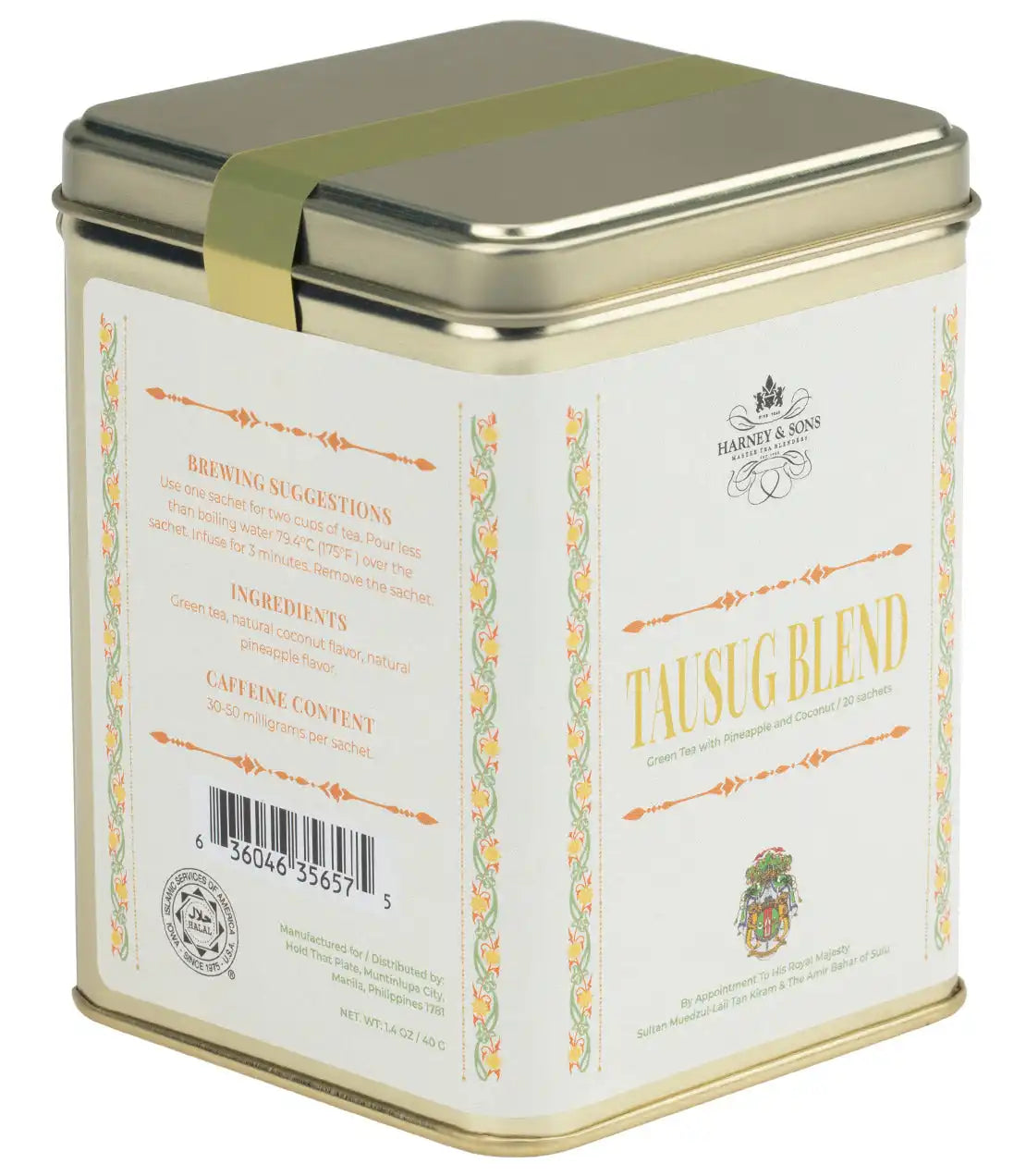 Tausug Blend, Tin of 20 Sachets