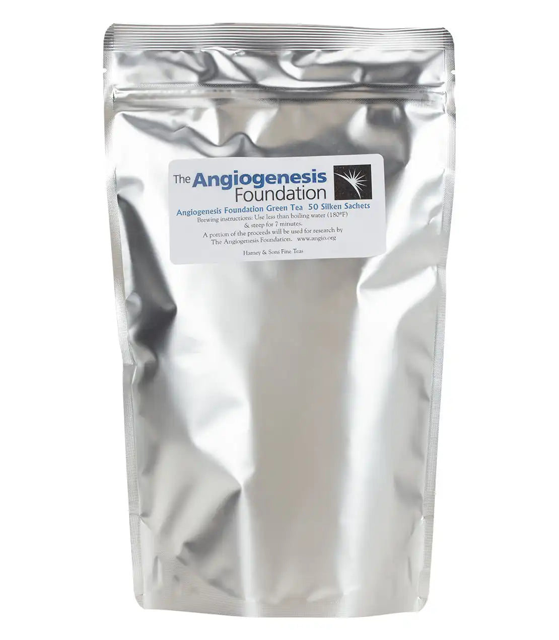 Angiogenesis Foundation Green Tea, Bag of 50 Sachets