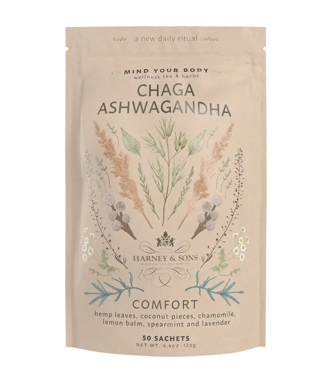 Chaga Ashwagandha, Bag of 50 Sachets