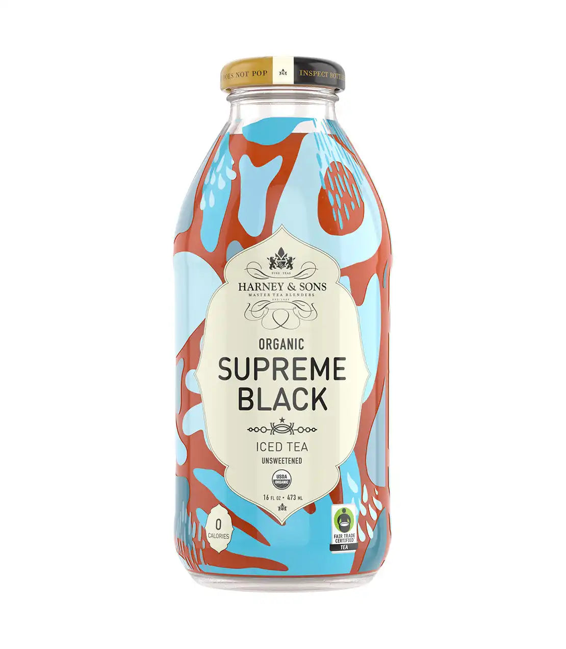 Organic Supreme Black Unsweetened Iced Tea