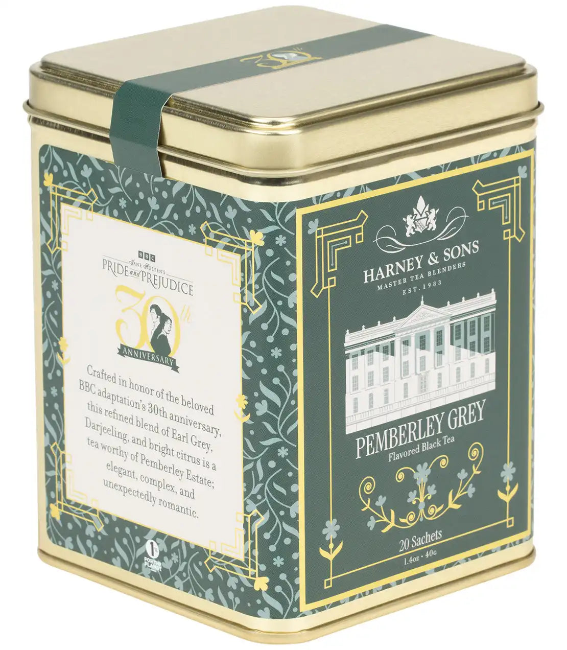 Pemberley Grey, Tin of 20 Sachets